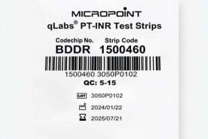 Herinneringsservice vervallen meetstrips LOT nummers qLabs De Nationale Trombose Dienst 2