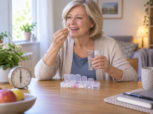 Gezellige ochtendroutine met medicatie • De Nationale Trombose Dienst